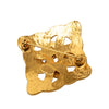 Chanel CC Gold Plated Twisted Brooch Secondhand