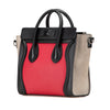 Secondhand Celine Nano Tricolor Nubuck and Calfskin Luggage Tote