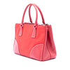Prada Medium Tessuto and Saffiano Stitch Galleria Double Zip Satchel Secondhand