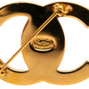 Chanel Gold Plated CC Turn-Lock Brooch Secondhand