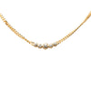 Dior Gold Plated Strass Pendant Necklace Secondhand