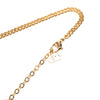 Dior Gold Plated Strass Pendant Necklace Secondhand