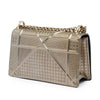 Dior Small Metallic Patent Microcannage Diorama Flap Secondhand