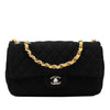 Chanel Medium Quilted Perforated Jersey Single Flap Secondhand