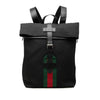 Gucci Canvas Techno Web Fold Over Backpack Secondhand