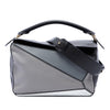 LOEWE Medium Tricolor Calfskin Puzzle Satchel Secondhand
