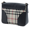 Burberry Small Haymarket Check Nylon and Leather Dickens Crossbody Secondhand