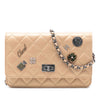 Chanel Quilted Aged Calfskin Reissue 2.55 Lucky Charms Wallet On Chain Secondhand