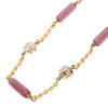 Louis Vuitton Gold Plated and Resin Sautoir Bulles Inclusion Station Charm Necklace Secondhand