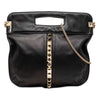 Valentino Smooth Calfskin Rockstud Cut Out Handle Satchel Secondhand