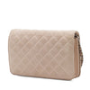 Chanel CC Quilted Lambskin Diamond Wallet On Chain Secondhand