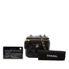 Chanel Mini Quilted Lambskin Vanity Case with Chain Secondhand