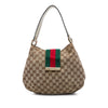 Gucci Medium GG Canvas New Ladies Web Hobo Secondhand