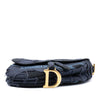 Secondhand Dior Camouflage Embroidered Canvas Saddle Bag