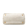 Secondhand Prada Small Denim Canapa Logo Satchel