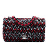 Secondhand Chanel Medium Classic Tweed Sequins Double Flap