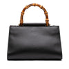 Gucci Mini Nappa Bamboo Web Nymphaea Top Handle Bag Secondhand