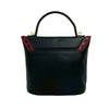 Saint Laurent Leather Diamond Cut Punching Top Handle Bag Secondhand