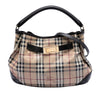 Secondhand Burberry Medium Haymarket Check Coated Canvas Willenmore Hobo