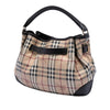 Secondhand Burberry Medium Haymarket Check Coated Canvas Willenmore Hobo