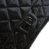 Chanel Glazed Quilted Aged Calfskin So Black Reissue 2.55 Double Flap 226 Secondhand