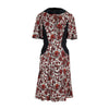 Secondhand Louis Vuitton Red Black Floral Printed Dress - '10s
