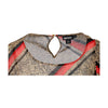Secondhand DKNY Printed Blouse with Ruffles - '10s