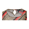 Secondhand DKNY Printed Blouse with Ruffles - '10s