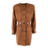 Secondhand Saint Laurent Shirt Dress with Belt - '70s