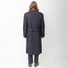 Secondhand Hermès Double Breasted Overcoat with Fur - '90s