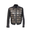 Secondhand Collection Privée Leather Biker Jacket with Metal Applications - '10s