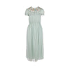 Secondhand Red Valentino Sheer Embellished Midi Dress - '10s
