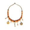 Secondhand Collection Privée Stone Necklace with Coins - '90s