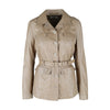 Secondhand Prada Leather Jacket with Belt - '10s