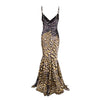 Secondhand Roberto Cavalli Animal Print Long Dress - '00s