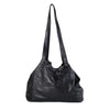 Secondhand Yves Saint Laurent Rive Gauche Black Leather Oversized Tote Bag - '00s