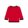 Chanel Red Cashmere Cardigan - 2010s Second hand