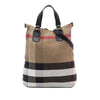 Burberry Mega Check Canvas Tottenham Brit Satchel Secondhand