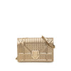 Dior Baby Metallic Patent Microcannage Diorama Flap Secondhand