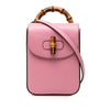 Gucci Mini Calfskin Bamboo Top Handle Bag Secondhand