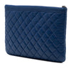 Chanel Medium Quilted Lambskin Boy O Case Clutch Secondhand