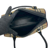 Secondhand Burberry Haymarket Check Canvas Boston Bag