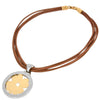 Secondhand Bulgari Chain Brown Yellow Gold Jewelry