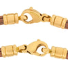 Secondhand Bulgari Chain Brown Yellow Gold Jewelry