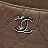 Chanel Quilted Iridescent Calfskin Relax CC Satchel Secondhand