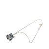 Chanel Brass Resin Strass and Faux Pearl Robot Cat Pendant Necklace Secondhand