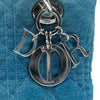 Secondhand Dior Medium Denim Cannage Acrylic Handles Lady Dior
