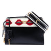 Prada City Calf and Saffiano Lip Print Esplanade Crossbody Secondhand