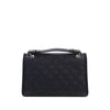 Chanel CC Bicolor Quilted Caviar and Grosgrain Top Handle Flap Secondhand