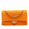 Chanel Medium Classic Jersey Double Flap Secondhand